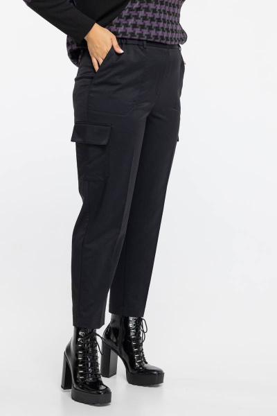 Черные карго-брюки с множеством карманов Avila 0939 черный - фото 5