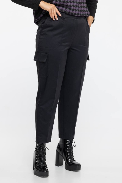 Черные карго-брюки с множеством карманов Avila 0939 черный - фото 3