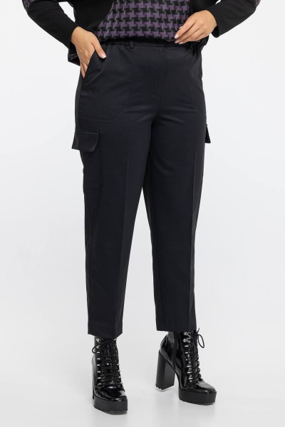 Черные карго-брюки с множеством карманов Avila 0939 черный - фото 2