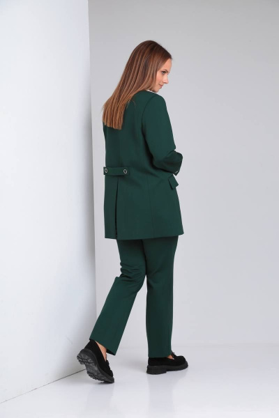 Брюки, жакет, топ TVIN 7670 темно-зеленый - фото 5