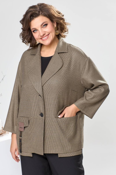 Брюки, жакет Romanovich Style 2-2552 коричневый - фото 2