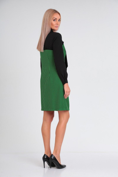 Платье из костюмной ткани с воротником-бант Takka Plus 23-210 - фото 9