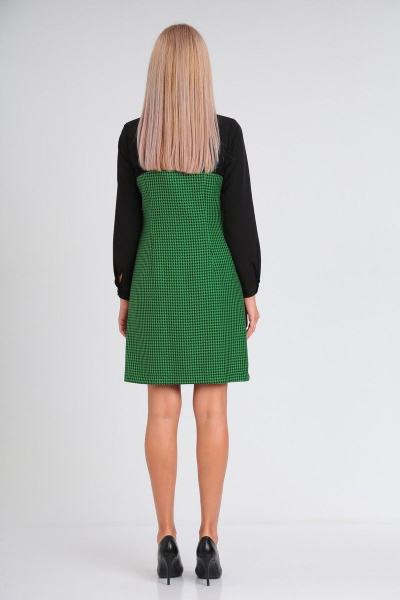 Платье из костюмной ткани с воротником-бант Takka Plus 23-210 - фото 8