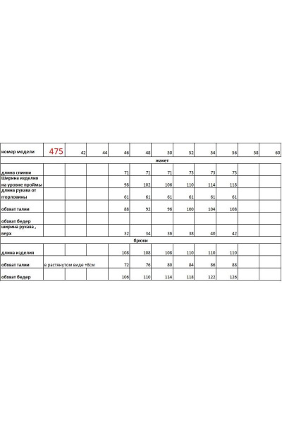 Брюки, жакет Euromoda 475 - фото 3