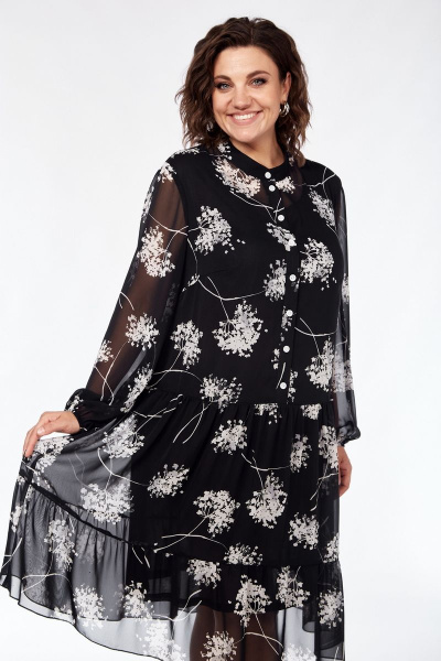 Платье Mubliz 102 черный - фото 8