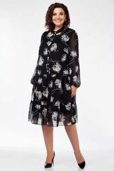 Платье Mubliz 102 черный - фото 6