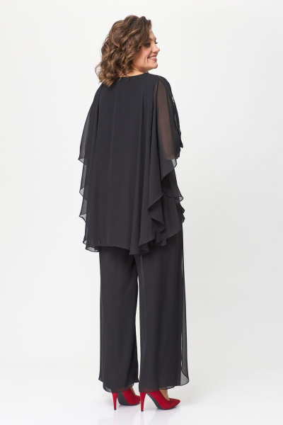 Элегантное платье-миди с складками и разрезом Solomeya Lux 960 - фото 9