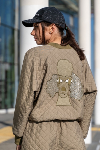 Топ из пайеток на молнии кордовое изделие актуальный стиль Luna 117 золото - фото 14