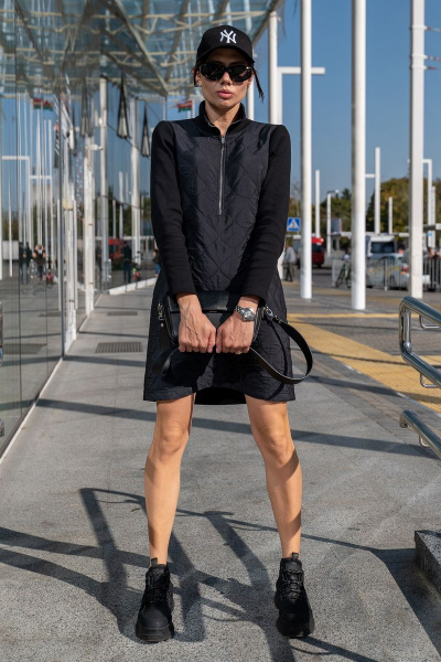 Платье Luna 118 черный - фото 15