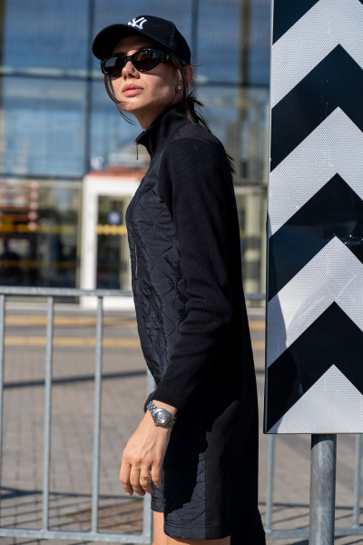 Платье Luna 118 черный - фото 14