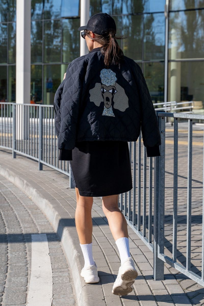 Платье Luna 118 черный - фото 11