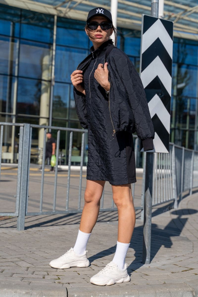 Платье Luna 118 черный - фото 10