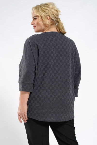 Демисезонный 3/4 рукав джемпера из вискозы и трикотажа Медея и К 2233 - фото 7