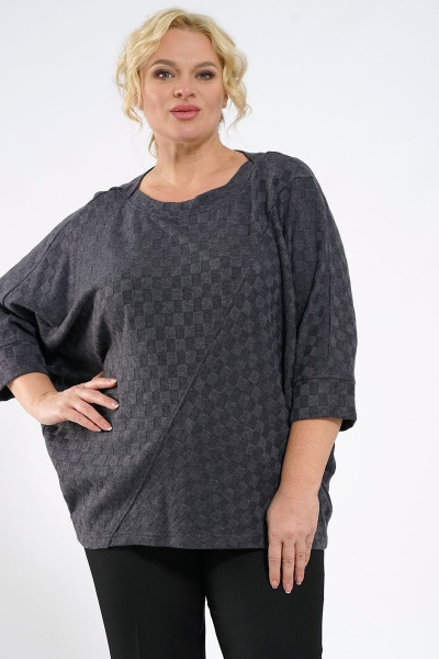 Демисезонный 3/4 рукав джемпера из вискозы и трикотажа Медея и К 2233 - фото 6