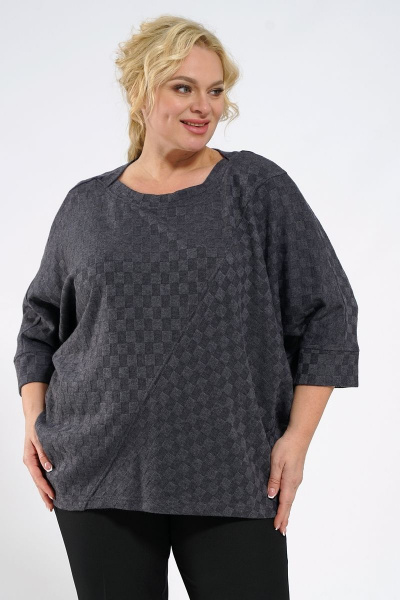 Демисезонный 3/4 рукав джемпера из вискозы и трикотажа Медея и К 2233 - фото 5