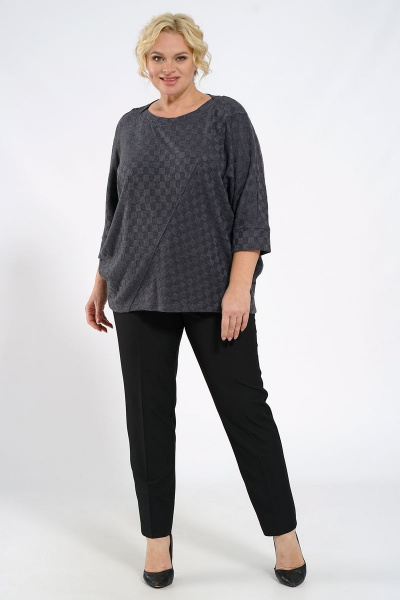 Демисезонный 3/4 рукав джемпера из вискозы и трикотажа Медея и К 2233 - фото 2