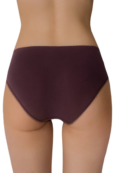 Удобные трусы с кружева и посадкой выше талии ЛЕДИ ГРАНД 221188 крокус - фото 2