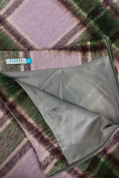 Зимняя фиолетовая юбка в стиле на каждый день VLADOR 500117-2 сиреневый - фото 4