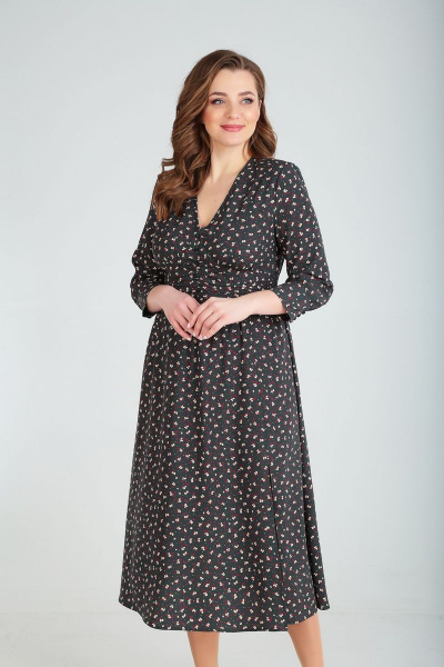 Платье Ксения Стиль 1760 зеленый - фото 2