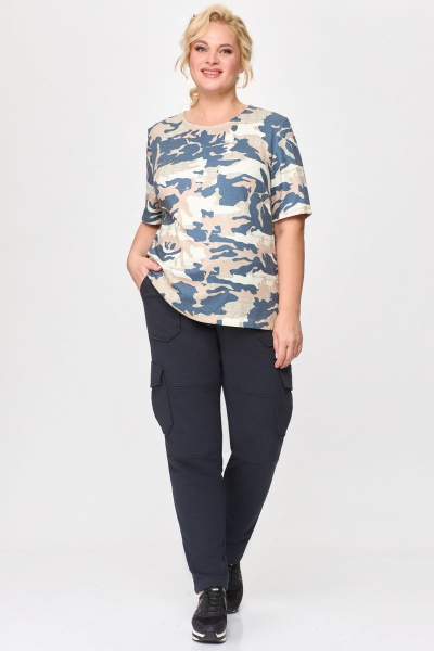 Трехпредметный деловой костюм из хлопка и шерсти Svetlana-Style 1905 графит - фото 2