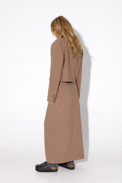 Платье юбка костюм двойка оверсайз укороченный ремень PiRS 5053 - фото 8