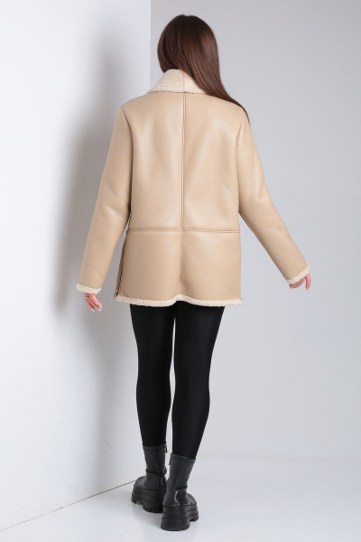 Дубленка Celentano 2047.1 бежевый - фото 8