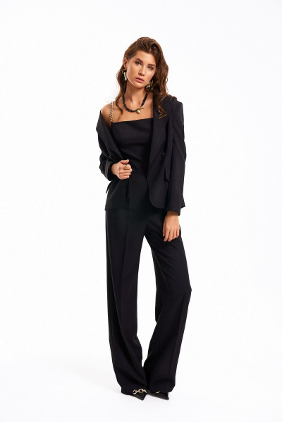 Жакет, комбинезон KaVaRi 8014 черный - фото 10