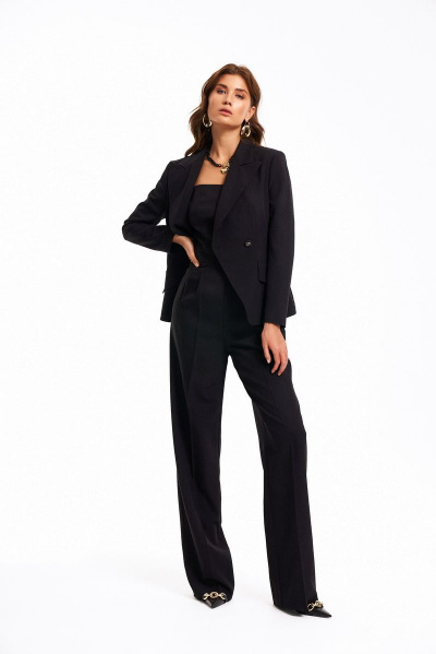 Жакет, комбинезон KaVaRi 8014 черный - фото 9