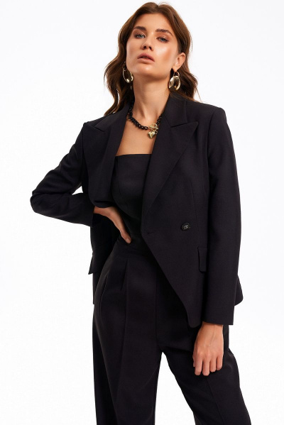 Жакет, комбинезон KaVaRi 8014 черный - фото 8