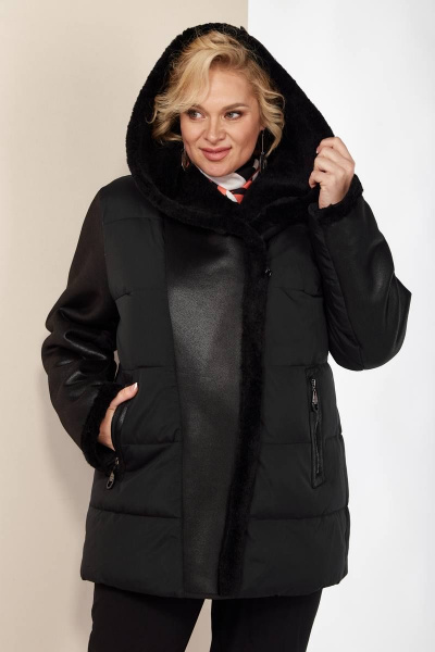 Куртка Shetti 2132 черный - фото 4
