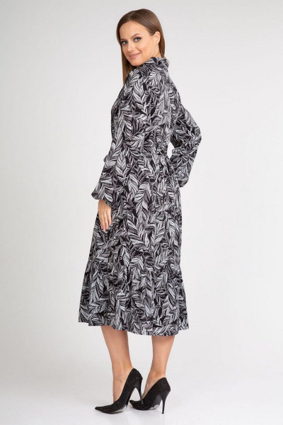 Платье свободного А-образного силуэта из хлопка и текстиля IVARI 702 - фото 3