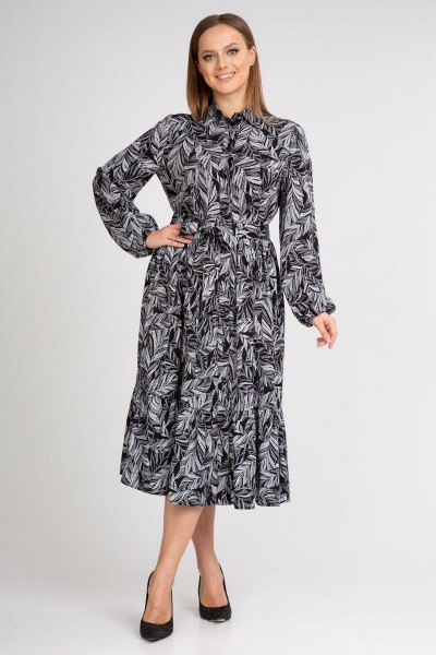 Платье свободного А-образного силуэта из хлопка и текстиля IVARI 702 - фото 2