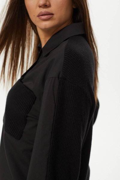 Рубашка Ma Сherie 1043 черный - фото 7