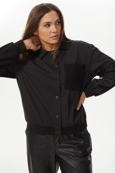 Рубашка Ma Сherie 1043 черный - фото 4