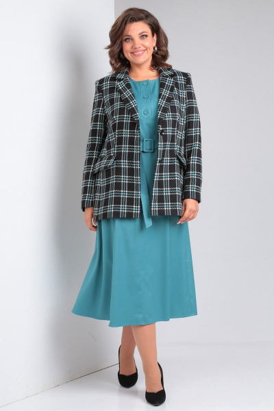 Жакет, платье Your size 2210 - фото 9