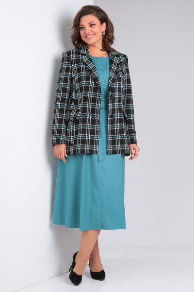 Жакет, платье Your size 2210 - фото 8