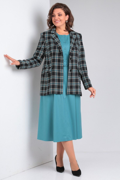 Жакет, платье Your size 2210 - фото 7