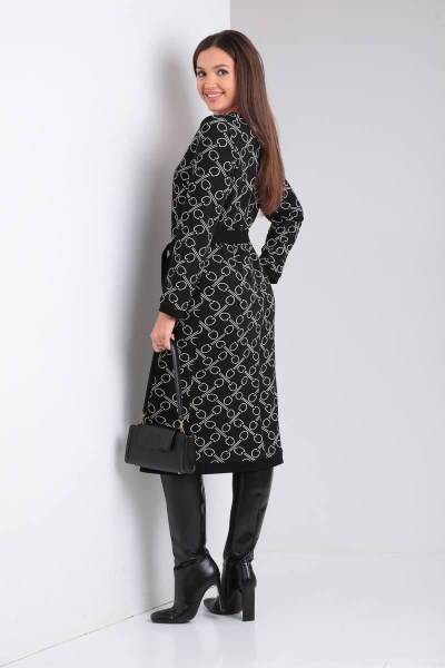 Платье полуприлегающего силуэта с V-образным вырезом Verita 2258 - фото 5