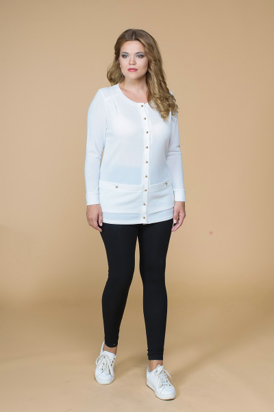 Жакет Медея и К 1686 белый - фото 1