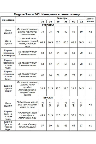Демисезонный комплект вельветовых рубашки и брюк Tensi 362 тёмно-синий - фото 2