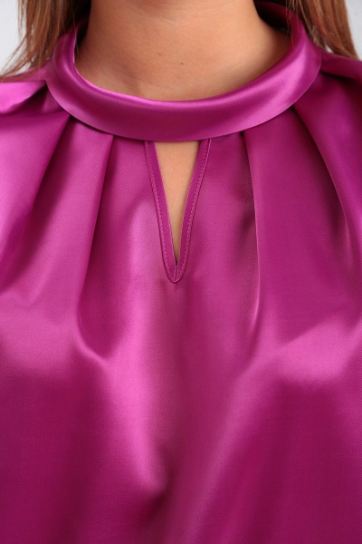 Демисезонная блузка с капелькой и складками Angelina & Сompany 906 - фото 7