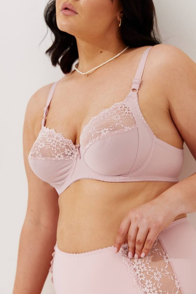 Бюстгальтер из микрофибры с боковой поддержкой и косточками Леди Леда 410-293 - фото 2