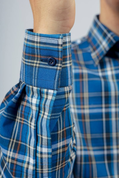 Рубашка Nadex 01-063112/426-23_182-188 синий - фото 5