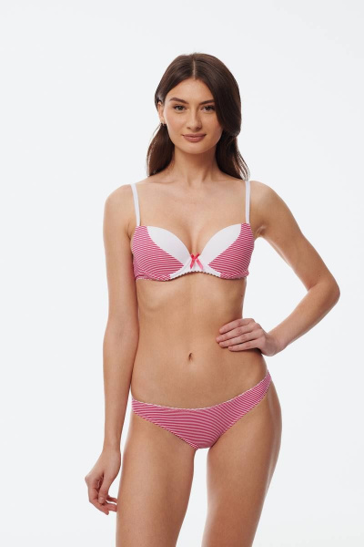 Платье из сетки с съёмными деталями и эффектной отделкой Леди Леда 124 бюстгалтер - фото 3