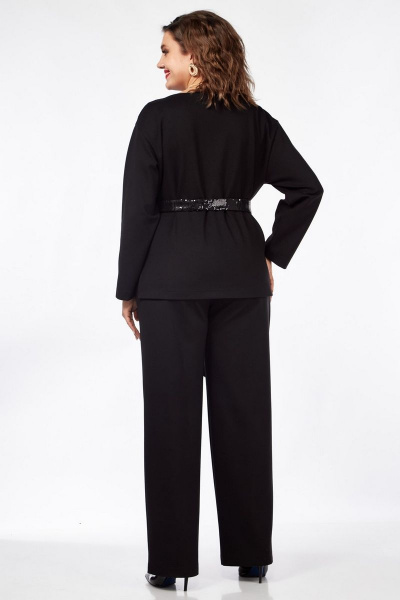 Нарядный джемпер с пайетками и разрезами по бокам INVITE 1059 - фото 4