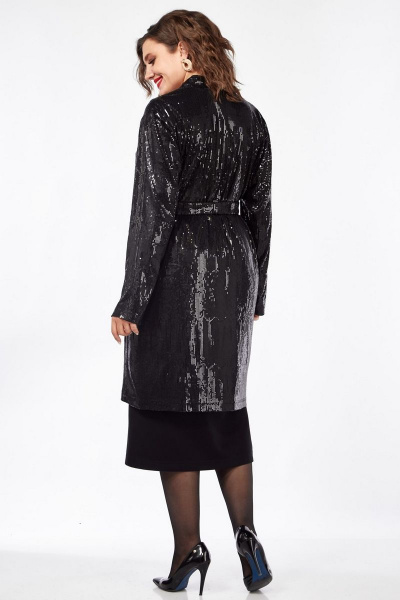 Демисезонный жакет кардиган с пайетками Стиль нарядный INVITE 5015 - фото 3
