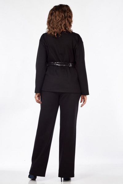 Костюм из джемпера и брюк с пайетками и разрезами INVITE 6040 - фото 6