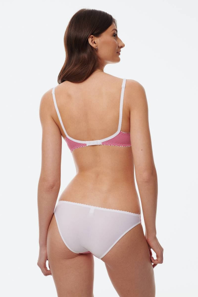 Трусы слипы из трикотажа и сетки низкая линия талии Леди Леда 124 слипы - фото 3