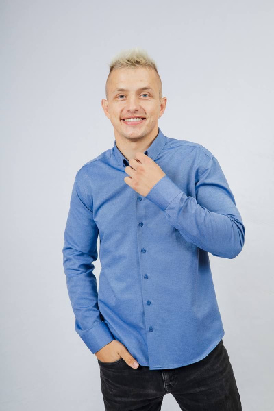 Рубашка Nadex 01-048711/203-23_182-188 деним_самре - фото 4