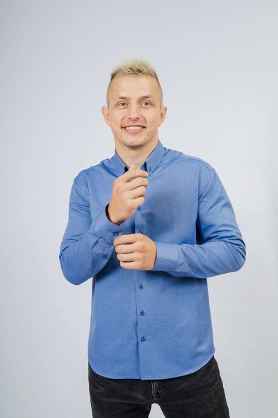 Рубашка Nadex 01-048711/203-23_182-188 деним_самре - фото 3